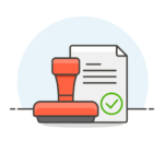Icona timbro per accesso pagina certificazioni linguistiche